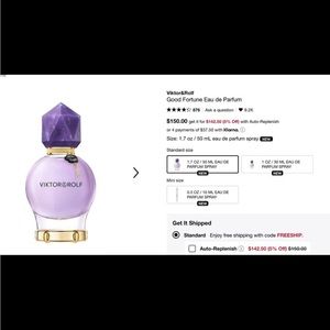 Viktor Rolf good fortune perfume brand new sealed